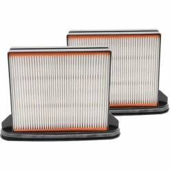 Vhbw 2x Filtre D'aspirateur Pour Metabo ASR 2025, 2050, 25 L SC, 35 L Autoclean, 35 M Autoclean Aspirateurfiltre à Eau/à Plis Plats/HEPA