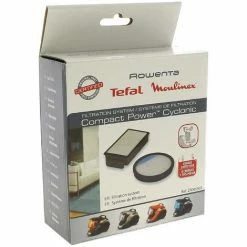 Kit Filtre Hepa + Filtre Rond Zr005901 Pour Aspirateur Rowenta