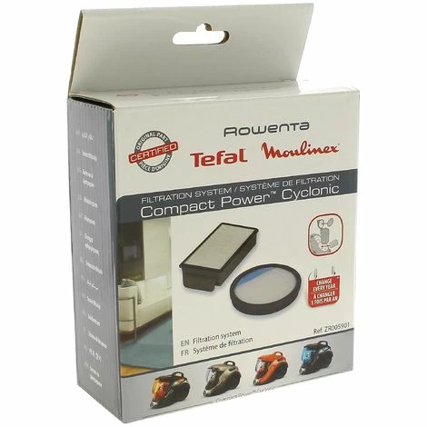 Kit filtre hepa + filtre rond zr005901 pour Aspirateur Rowenta Kit Filtre Hepa + Filtre Rond Zr005901 Pour Aspirateur Rowenta -Aspirateur et sac Soldes 16309826 1