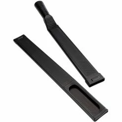 WENKO Embout Suceur Plat Pour Aspirateur, Embout Rallonge Aspirateur Pour Nettoyer Efficacement Dans Tous Les Recoins, Pour Aspirateur De Taille Standard, Plastique, 94x1x5 Cm, Noir