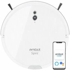 Robot Aspirateur AMIBOT Spirit Motion Gyroscope Et Capteur Visuel - White