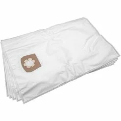 Vhbw 5x Sacs Compatible Avec Kärcher NT 35/1 Tact Te H Aspirateur - Microfibres Non Tissées, Volume De 30l, 33cm X 27cm, Blanc