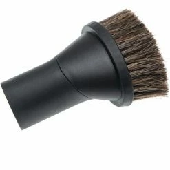 Vhbw Brosse à épousseter Pour Aspirateur - Buse Pinceau Avec Connexion 35/32mm - Brosse Ronde + Adaptateur, Avec Des Poils De Cheval