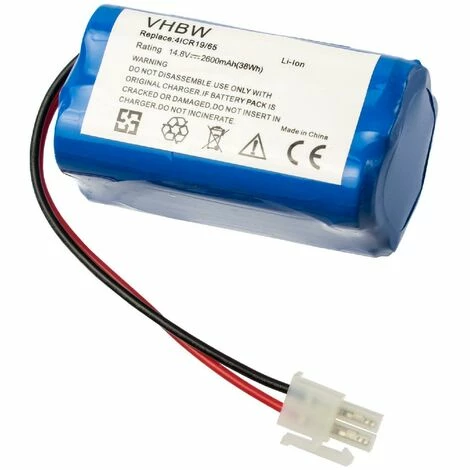 vhbw Batterie compatible avec Dibea D960, GT200, GT9, V750, V780, V780s, V870 aspirateur, robot électroménager (2600mAh, 14,8V, Li-ion) Vhbw Batterie Compatible Avec Dibea D960, GT200, GT9, V750, V780, V780s, V870 Aspirateur, Robot électroménager (2600mAh, 14,8V, Li-ion) -Aspirateur et sac Soldes 25198702 3