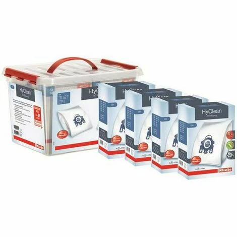 box hyclean 16 sacs + 4 filtres évacuation + 4 filtres moteur - boxgargn3d - miele Box Hyclean 16 Sacs + 4 Filtres évacuation + 4 Filtres Moteur - Boxgargn3d - Miele -Aspirateur et sac Soldes 25261093 1