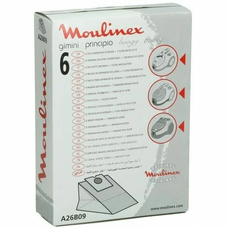 Sacs aspirateur gimini/boogy/principio pour Aspirateur Moulinex Sacs Aspirateur Gimini/boogy/principio Pour Aspirateur Moulinex -Aspirateur et sac Soldes 25664144 1