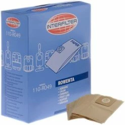 Boîte De 8 Sacs Papier (35601439) Aspirateur ROWENTA, KARCHER, AQUAVAC, CHROMEX, CALOR, HOOVER, DELONGHI, FIRSTLINE, NEVA, SHOP VAC, MAC ALLISTER, NILFISK