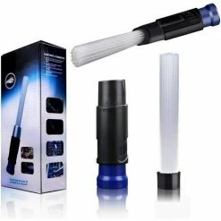 BEARSU Vacuum Cleaner Dust Dirt Remover Dust Daddy Universal Dust Brush Cleaner Vacuum Attachment Interface Tool As Seen On TV,Flexible Tube Cleaning Tool For Car,Corners, Pets, Drawers,Air Vents,Home