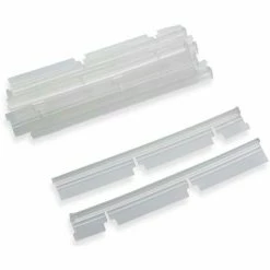 Vhbw 10x Languettes En Caoutchouc Compatible Avec Neato XV-11, XV-12, XV-15, XV-14 Aspirateur-robot - Lot De Lamelles De Rechange, Transparent