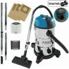 AREBOS Aspirateur Industriel | Aspirateur Eau Et Poussière | Aspirateur Sec Et Humide | 6en1 | 2300W | 30L | Acier Inoxydable | Fonction De Soufflage | Bleu - Bleu