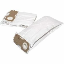 Vhbw 10x Sacs Compatible Avec Vorwerk Kobold VK 118, VK 119, VK118, VK119, VK120 Aspirateur - Microfibres Non Tissées, 21,5cm X 18cm, Blanc