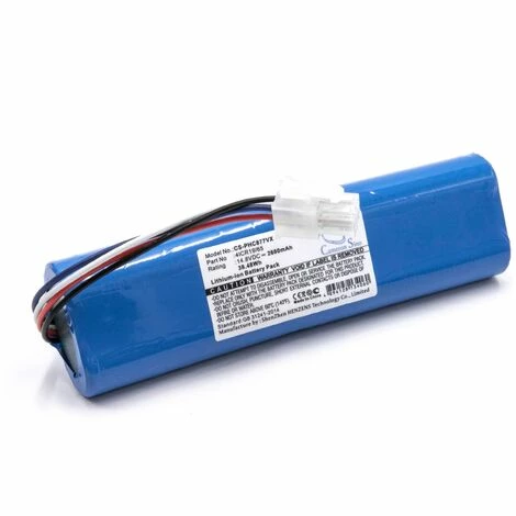 vhbw Li-Ion batterie 2600mAh (14.8V) pour robot aspirateur Home Cleaner robots domestiques come Philips 4ICR19/65 Vhbw Li-Ion Batterie 2600mAh (14.8V) Pour Robot Aspirateur Home Cleaner Robots Domestiques Come Philips 4ICR19/65 -Aspirateur et sac Soldes 26826555 1