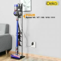 IDeko® Support D'aspirateur Dyson Stable Stockage Rangement Compatible V6 V7 V8 V10 V11