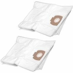 Vhbw 10x Sacs Compatible Avec Makita 446L, VC2010L, VC2021L, VC2511, VC2512L, VC3011L Aspirateur - Microfibres Non Tissées, Blanc