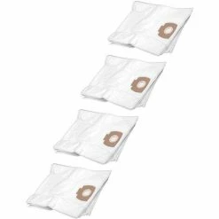 Vhbw 20x Sacs Compatible Avec Makita 446L, VC2010L, VC2021L, VC2511, VC2512L, VC3011L Aspirateur - Microfibres Non Tissées, Blanc