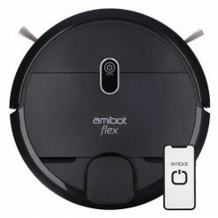 Robot Aspirateur Et Laveur AMIBOT Flex Laser - Black