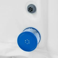 AREBOS Filtre De Piscine | 6X Cartouches De Filtre Spa Hot Tubs | Filtre Antimicrobien | Bleu -Aspirateur et sac Soldes 32697582 5