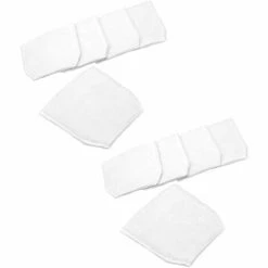 Vhbw 10x Sacs Compatible Avec Makita BCL180 Aspirateur - Microfibres Non Tissées, Blanc