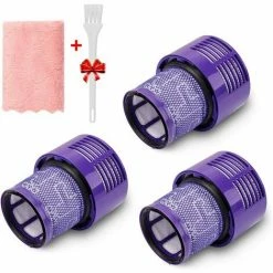 MORPILOT 3 Pcs Filtre De Remplacement Pour Dyson V10 Series, Remplacer Le Filtre Référence 969082-01