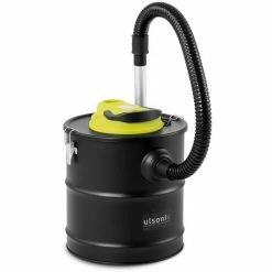 ULSONIX Aspirateur À Cendres Multifonction Vide-Cendre Cheminée Barbecue 20L 1200 W HEPA - Noir