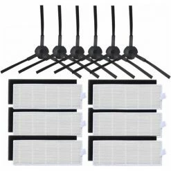 BRIDAY Pièces De Rechange Sous Vide 18pcs / Lot Robot Aspirateur Accessoires ILIFE A8 Pièces Pièces De Filtre HEPA Fit Pour ILIFE A8 Robot Aspirateur Pièces Accessoires D'aspirateur - -