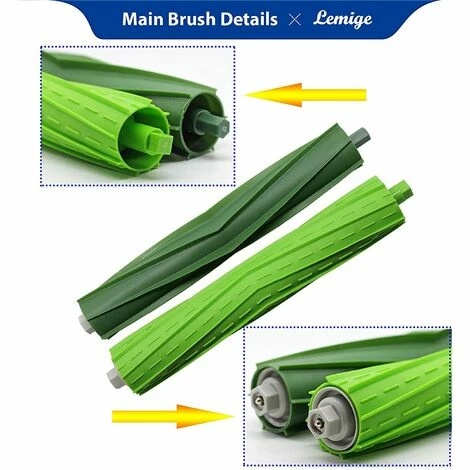 ABCRITAL Pièces De Rechange 9 Pièces Pour Aspirateur Irobot Roomba I&E Série I7 I7+ I3 I3+ I4 I4+ I6 I6+ I8 I8+/Plus E5 E6 E7, 1 Jeu De Brosses En Caoutchouc Multi-Faces, 4 Filtres D'Aspirateur Et 4 Brosses Latérales ABCRITAL Pièces De Rechange 9 Pièces Pour Aspirateur Irobot Roomba I&E Série I7 I7+ I3 I3+ I4 I4+ I6 I6+ I8 I8+/Plus E5 E6 E7, 1 Jeu De Brosses En Caoutchouc Multi-Faces, 4 Filtres D'Aspirateur Et 4 Brosses Latérales -Aspirateur et sac Soldes 36824552 3