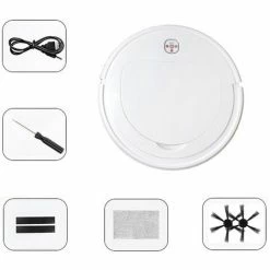 XUNDD Aspirateur Robot Nettoyeur Et Laveur, Batterie 1500 MAh -Aspirateur et sac Soldes 37103711 5