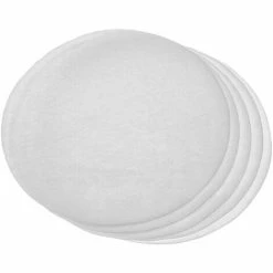 Vhbw 5x Filtres Fins Compatible Avec Nilfisk-Alto GD 950, GM 110, GM 115, GM 130, UZ 872 Aspirateur - Filtre En Toison, Blanc, Rond
