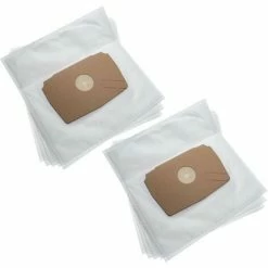 Vhbw 10x Sacs Compatible Avec Lux D795 Royal, D 795 Royal, Royal Aspirateur - Microfibres Non Tissées, 31cm X 30.2cm, Blanc