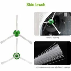 GUAZHUNIFR Filtres Et Brosses Aspirateur Kit Pièces Accessoires Compatible Serie Roomba I3/i3+/i4/i7/i7+/E5/E6/E7 Guazhuni- Pack De Brosses Latérales, Rouleaux Et Filtres Hepa -Aspirateur et sac Soldes 42474963 5