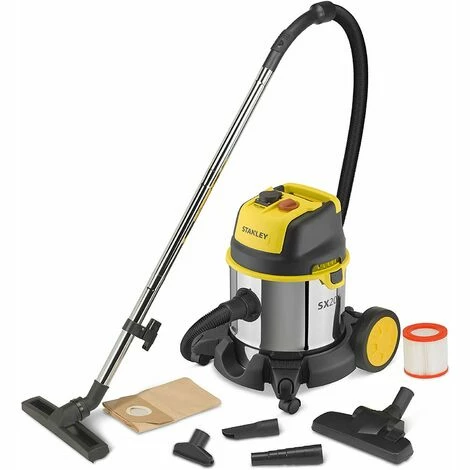 Aspirateur Solides et Liquides Stanley SXVC20XTE Puissance absorbée 1400 W, Capacité cuve 20 l Aspirateur Solides Et Liquides Stanley SXVC20XTE Puissance Absorbée 1400 W, Capacité Cuve 20 L -Aspirateur et sac Soldes 42660338 1