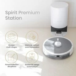 Robot Aspirateur Et Laveur AMIBOT Spirit Premium Station De Vidage Automatique - Silver 2 Robot Aspirateur Et Laveur AMIBOT Spirit Premium Station De Vidage Automatique - Silver -Aspirateur et sac Soldes 43079290 3
