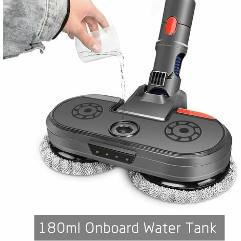 DKSFJKL Tête de Balai Electrique pour Dyson V15 V11 V10 V8 V7 Avec Réservoir d'eau Intégré, LED Lumière, Vadrouille Lavable DKSFJKL Tête De Balai Electrique Pour Dyson V15 V11 V10 V8 V7 Avec Réservoir D'eau Intégré, LED Lumière, Vadrouille Lavable -Aspirateur et sac Soldes 46252469 5