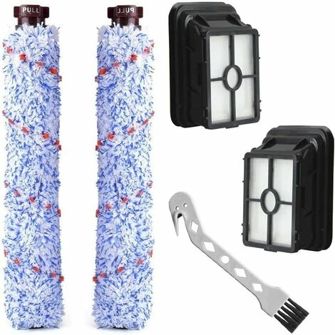 DEVENIRRICHE Brosses Rouleaux Multi-Surfaces, Accessoires pour Bissell Crosswave Brosse Rouleau et Filtre de Remplacement pour Crosswave Bissell Aspirateur avec 1 Brosse de Nettoyage DEVENIRRICHE Brosses Rouleaux Multi-Surfaces, Accessoires Pour Bissell Crosswave Brosse Rouleau Et Filtre De Remplacement Pour Crosswave Bissell Aspirateur Avec 1 Brosse De Nettoyage -Aspirateur et sac Soldes 47507276 1