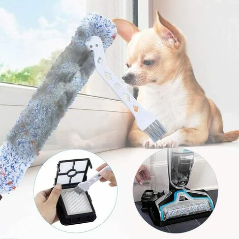 DEVENIRRICHE Brosses Rouleaux Multi-Surfaces, Accessoires pour Bissell Crosswave Brosse Rouleau et Filtre de Remplacement pour Crosswave Bissell Aspirateur avec 1 Brosse de Nettoyage DEVENIRRICHE Brosses Rouleaux Multi-Surfaces, Accessoires Pour Bissell Crosswave Brosse Rouleau Et Filtre De Remplacement Pour Crosswave Bissell Aspirateur Avec 1 Brosse De Nettoyage -Aspirateur et sac Soldes 47507276 5