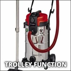 Einhell Aspirateur Eaux Et Poussières TE-VC 2340 SAC (1200 W, Cuve 40L, Prise Synchro OEP, Livré Avec Accessoires) -Aspirateur et sac Soldes 48015266 4