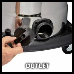 Einhell Aspirateur Eaux Et Poussières TE-VC 2340 SAC (1200 W, Cuve 40L, Prise Synchro OEP, Livré Avec Accessoires) -Aspirateur et sac Soldes 48015266 5