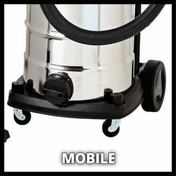 Einhell Aspirateur Eaux Et Poussières TE-VC 2340 SA (2250 W, Cuve 40L, Prise Synchro OEP, Câble D'alimentation 3m) -Aspirateur et sac Soldes 48015308 5