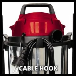 Einhell Aspirateur Eaux Et Poussières TC-VC 1812 S (1250 W, Cuve 12L, Livré Avec Accessoires) -Aspirateur et sac Soldes 48015309 3