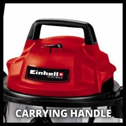 Einhell Aspirateur Eaux Et Poussières TC-VC 1812 S (1250 W, Cuve 12L, Livré Avec Accessoires) -Aspirateur et sac Soldes 48015309 4