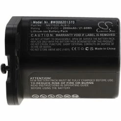 Vhbw Batterie Compatible Avec IRobot Braava Jet M6 Aspirateur, Robot électroménager (2000mAh, 10,8V, Li-ion)