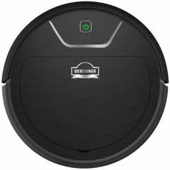 Aspirateur Robot Laveur-DEWINNER Multifonction 2 En 1 Intelligent Machine De Nettoyage - Noir