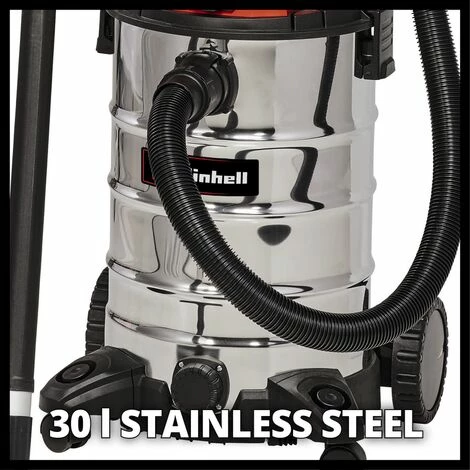 Einhell Aspirateur eaux et poussières TC-VC 1930 SA Kit (1500W, Cuve 30L, Prise Synchro OEP) Livré avec accessoires Einhell Aspirateur Eaux Et Poussières TC-VC 1930 SA Kit (1500W, Cuve 30L, Prise Synchro OEP) Livré Avec Accessoires -Aspirateur et sac Soldes 51134341 3