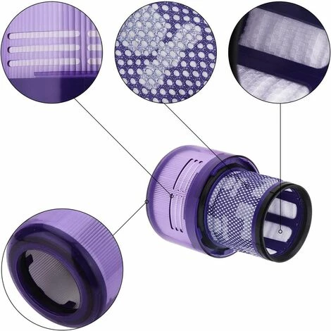 ELLE 2pcs Filtres de Rechange pour Dyson V11 SV14 Cyclone Torque Drive/Animal/Absolute/Total Clean/Fluffy Aspirateurs ELLE 2pcs Filtres De Rechange Pour Dyson V11 SV14 Cyclone Torque Drive/Animal/Absolute/Total Clean/Fluffy Aspirateurs -Aspirateur et sac Soldes 51215746 4