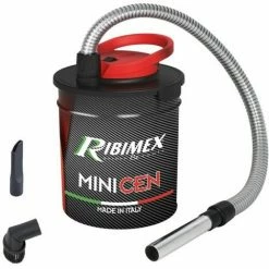 RIBIMEX Aspirateur à Cendres électrique ''MINICEN'' Spécial Pellets, 800w, Bidon 10L