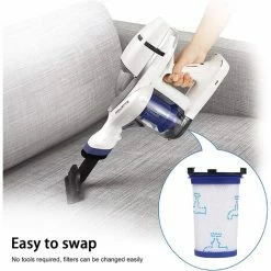 KARTOKNER 3 Filtre De Remplacement Pour Aspirateur Rowenta Air Force 360 RH9037 RH9038 RH9039 RH9051WO RH9057WO RH9086WO (Alternative Au ZR009001) -Aspirateur et sac Soldes 51908630 4