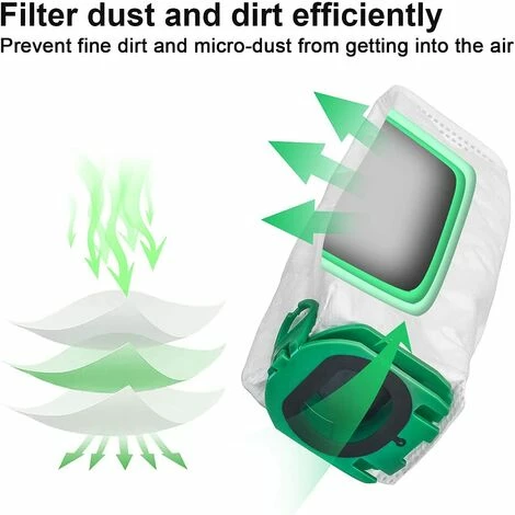 GUAZHUNIFR 10 Sacs d'Aspirateur pour Vorwerk Sac À Poussière de Rechange pour VB100/FP100 Aspirateur,Guazhuni GUAZHUNIFR 10 Sacs D'Aspirateur Pour Vorwerk Sac À Poussière De Rechange Pour VB100/FP100 Aspirateur,Guazhuni -Aspirateur et sac Soldes 52726197 2