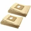 Vhbw 20x Sacs Aspirateur Compatible Avec Philips FC 8132 Easy Life, FC 8133 Easy Life, FC 8134 Easy Life, FC 8135 Easy Life - Marron