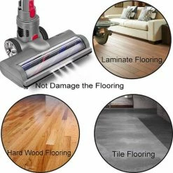 BENOBBY KIDS Brosse Rotative Motorisée Électrique Turbo Compatible Pour V7 V8 V10 V11 Dégagement Rapide Avec Rouleau Poils Durs Pour Parquet Avec Lumière LED Automatique -Aspirateur et sac Soldes 53347852 3