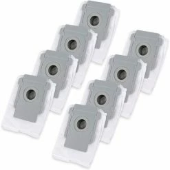 TANABATA Lot De 8 Sacs D'aspirateur De Rechange Pour IRobot Roomba Série I & S I7 I7+ 7550, I3 I3 Plus 3550, I6 I6+ 6550, I8 I8+ 8550, S9 S9+/9550, Filtre Automatique De La Saleté Avec Base Propre